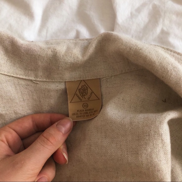 Linen Button up - Picture 4 of 4